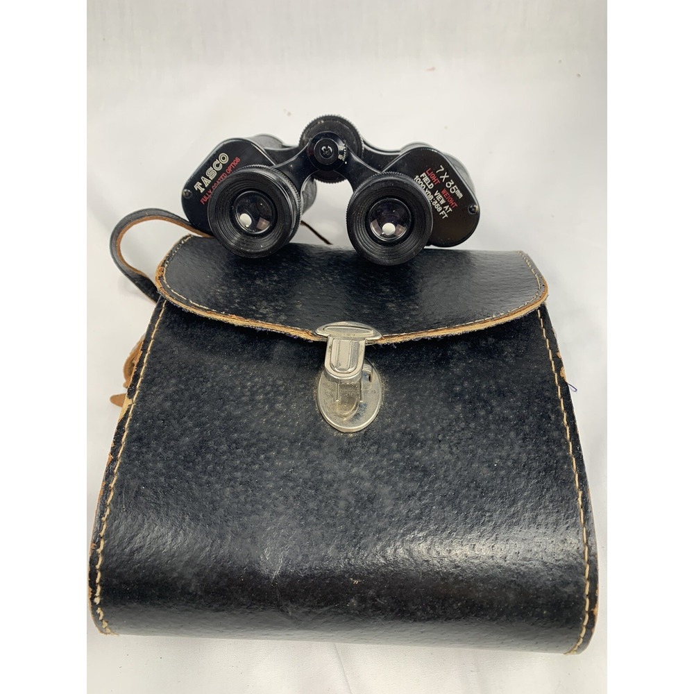 Vintage TASCO Made‎ in Japan Binoculars No 237007 7X35mm with case